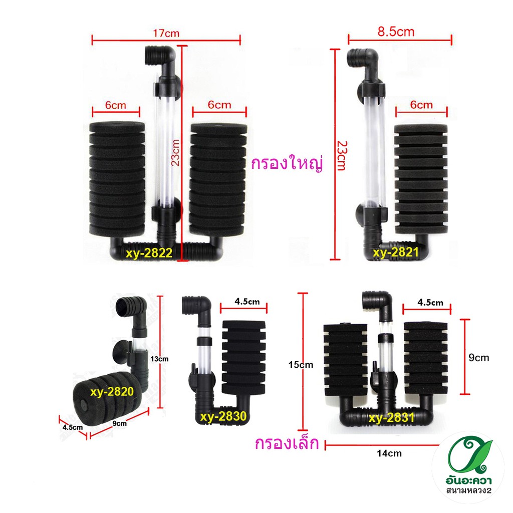 spong-bio-form-กรองฟองน้ำ-มี-5-รุ่น