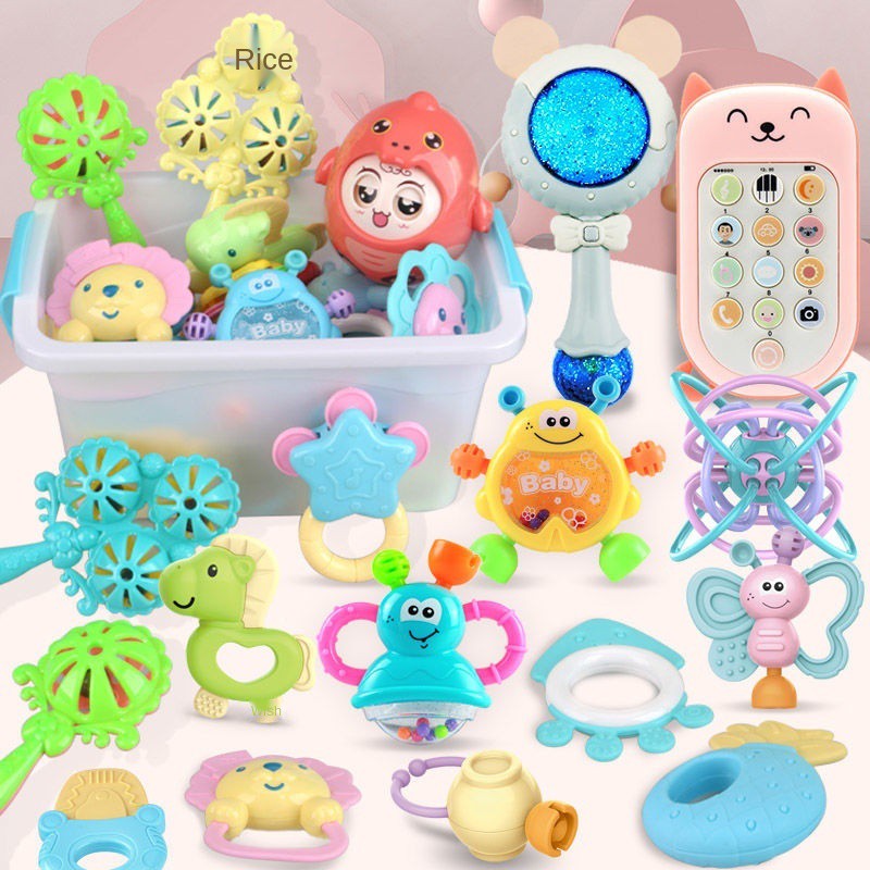 ของเล่นและของสะสม-ของเล่นเด็ก3-6-12เดือนทารกแรกเกิดถือกระดิ่ง0-1ปีการศึกษาปฐมวัยเด็กวัยหัดเดินเด็กชายและเด็กหญิง