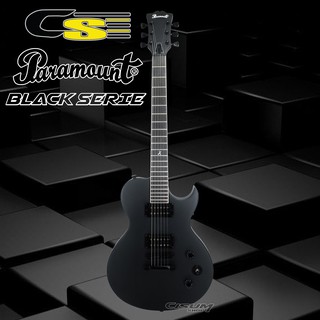 Paramount กีตาร์ไฟฟ้า ทรง Modern Les Paul 22 เฟร็ต เคลือบด้าน รุ่น ELC-BKM //Black Serie// (E-LC-BKM)