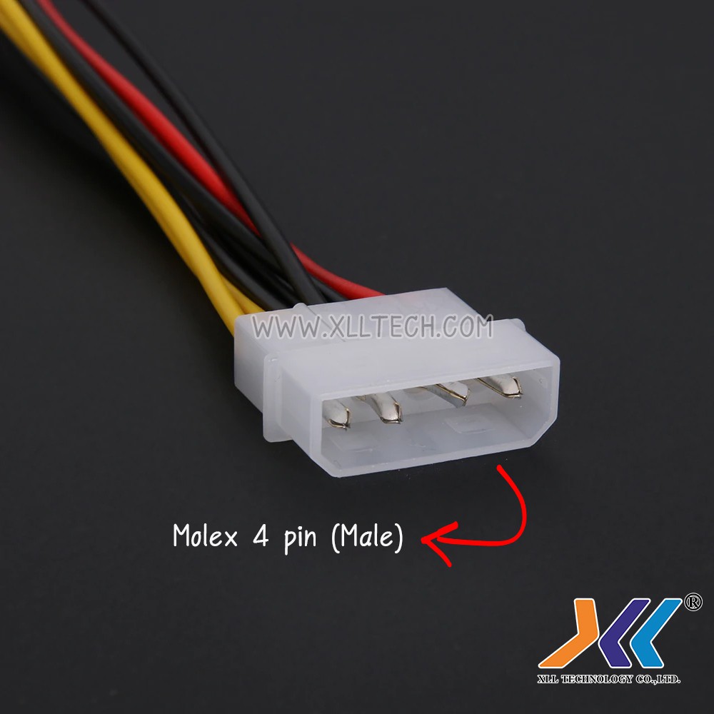 สายแปลง-เพิ่มหัวต่อ-power4-pin-ide-จาก-1-หัวไปเป็น-2-หัว-molexรหัสdc03