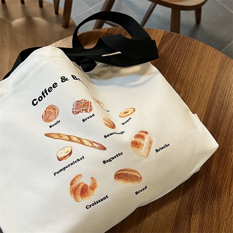 กระเป๋าผ้าขนมปัง-coffee-amp-bread-มีซิป