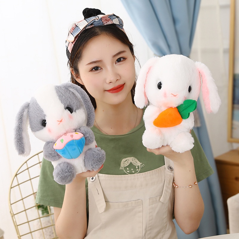 หมอนตุ๊กตากระต่ายน่ารัก-แบบนิ่ม-เหมาะกับของขวัญวันเกิด-ของเล่นสําหรับเด็ก