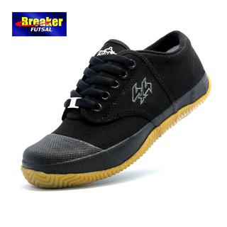 รองเท้าผ้าใบนักเรียน Breaker รุ่น BK-4 สีดำ SIZE  37-42