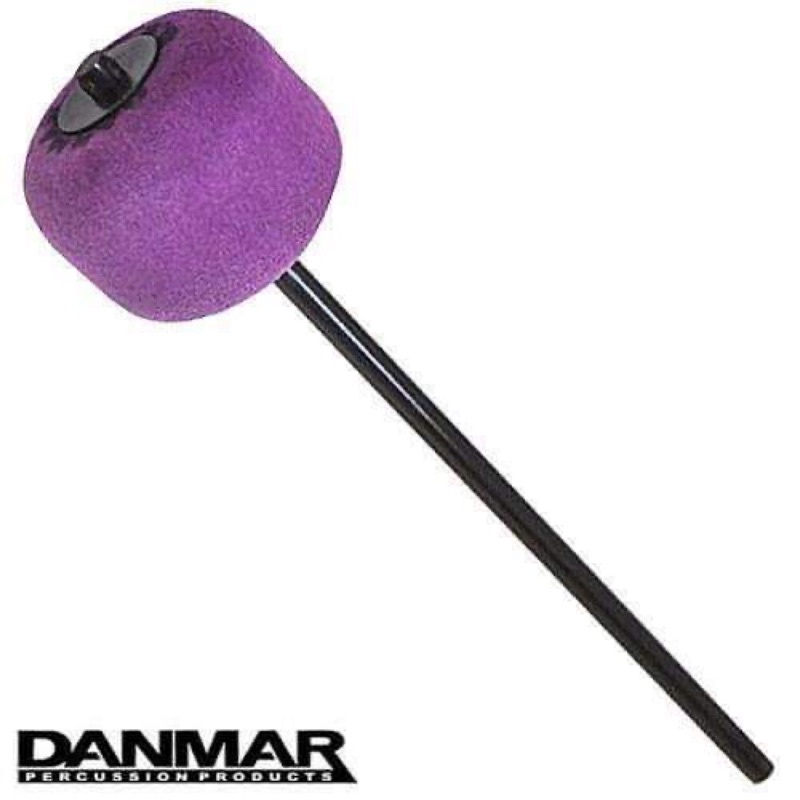 danmar-หัวกระเดื่องกลอง-ตุ้มกระเดื่อง-แบบสักหลาดสี-รุ่น-206ck-usa-ทำจากสักหลาดอย่างดี-ทำให้ได้เสียงที่สมดุลบาลานซ์