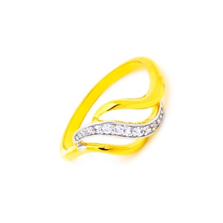 CZMiracle แหวนเพชรสวิส #RL312 - ทอง