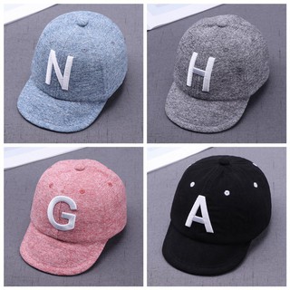 Letter Embroidery Adjustable Ball Hat Boys Girls Baseball Breathable Visors Caps