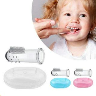 ภาพหน้าปกสินค้าแปรงสีฟันซิลิโคนแบบสวมนิ้ว พร้อมกล่อง สำหรับเด็ก ที่เกี่ยวข้อง