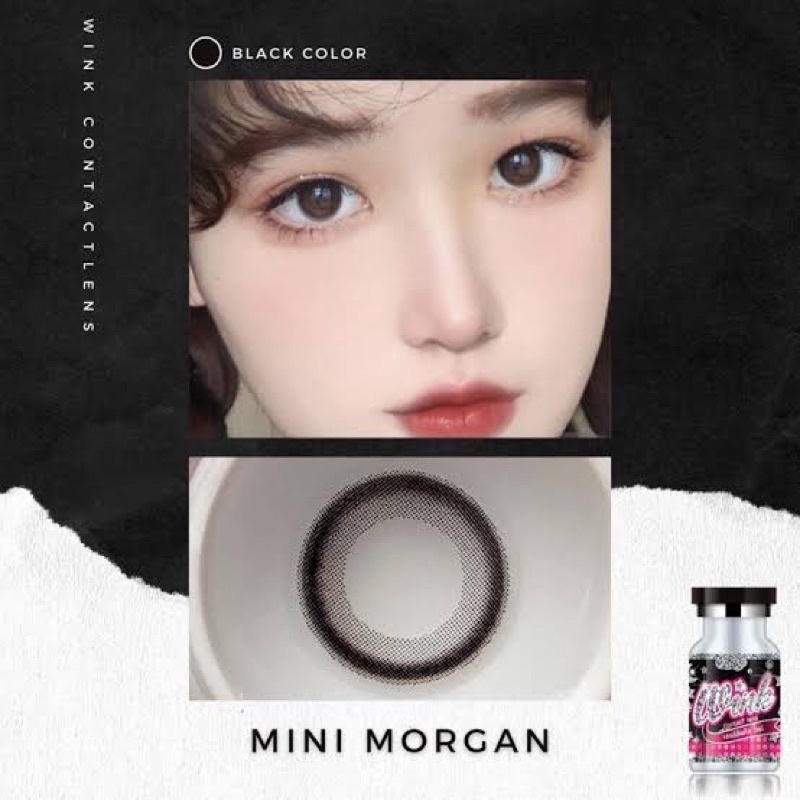 morgen-black-สีดำ-wink-lens-ขนาดมินิ-mini-กรองแสง-uv-บิ๊กอาย-คอนแทคเลนส์-bigeye