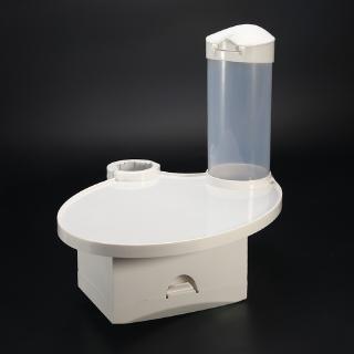 3 in 1 Dental Chair Storage White Post Mounted Tray Disposable Cup Holder Accessories