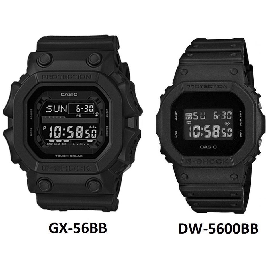 นาฬิกาข้อมือ-g-shock-รุ่น-gx-56bb-1-dw-5600bb-1-ยักษ์ใหญ่-ยักษ์เล็ก-cmg