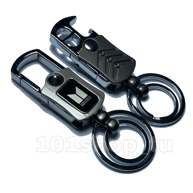 ราคาและรีวิวพวงกุญแจ เปิดขวด พวงกุญแจรถยนต์ อีซูซุ ISUZU (1ชิ้น)