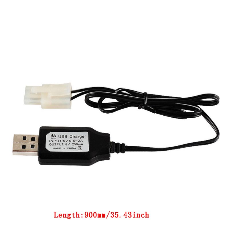 char-อะแดปเตอร์ที่ชาร์จแบตเตอรี่-usb-ni-cd-ni-mh-ket-2p-ปลั๊ก-6v-250ma-สําหรับรถบังคับ