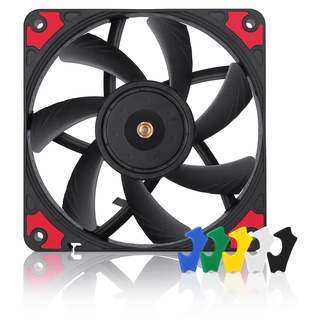 Noctua NF-A12x15 PWM chromax.Black.swap, Premium Quiet Slim Fan, 4-Pin (120x15mm, Black)