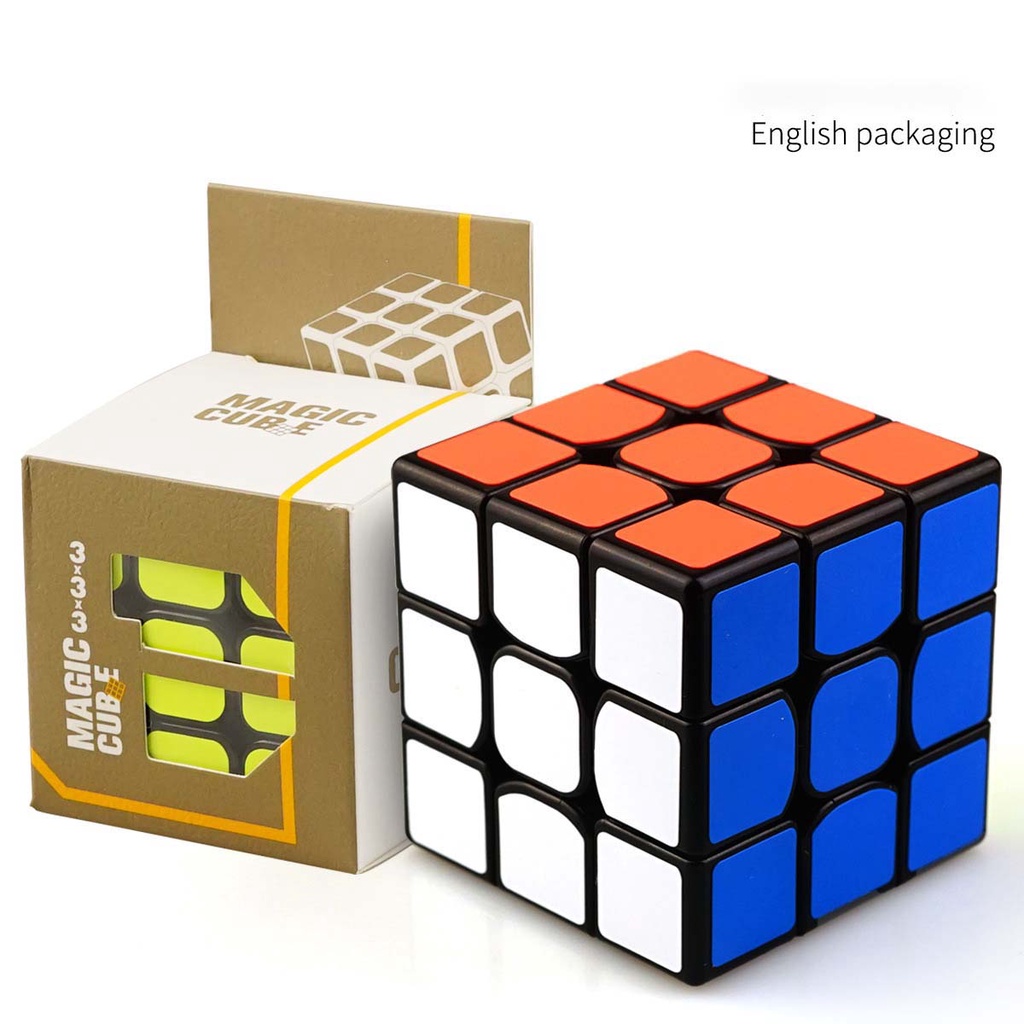 ภาพหน้าปกสินค้ารูบิค 3x3x3 ลื่นหัวแตก แบบเคลือบสี ไม่ลื่นคืนเงิน รูบิด รูบิก ลูกบิด ลูบิก ของเล่นฝึกสมอง Rubik's Cube