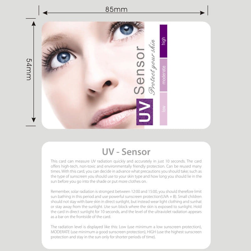 พร้อมส่ง-จากไทย-แผ่นทดสอบรังสี-uv-uva-uvb-uvc-uv-test-card