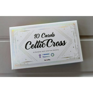 10 Cards Celtic Cross Tarot กล่องสุ่มไพ่ทาโรต์จากค่าย Deckstiny 1 กล่องมี 10 ใบ เป็นไพ่พลาสติก ไพ่ทาโรต์ ไพ่ออราเคิล