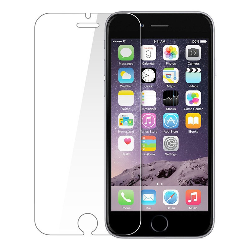 อุปกรณ์กันรอยหน้าจอ-ฟิล์ม-iphone-5-5c-5s-6-6plus-6s-7-8-7plus-x-tempered-glass-ฟิล์ม