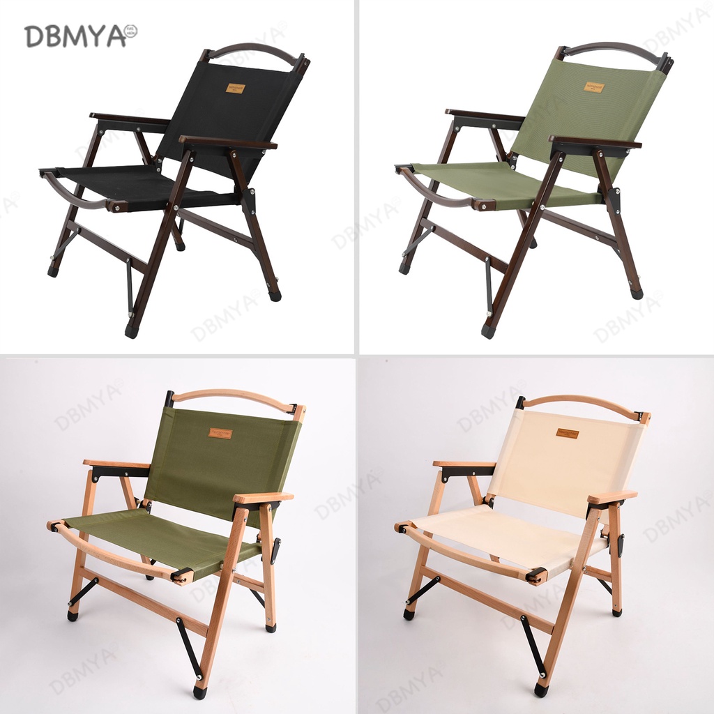 ภาพสินค้าMountainhiker วัสดุไม้บีช เก้าอี้พับ แคมป์ปิ้ง ผ้าแคนวาส เก้าอี้ปิคนิค ไม้วอลนัท โครงถอดประกอบได้ รับน้ำหนักได้ 100KG จากร้าน dbmya บน Shopee ภาพที่ 4
