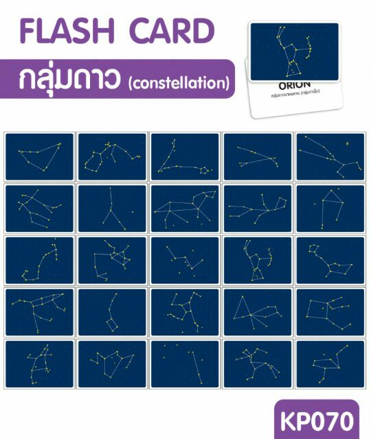 flashcard-แฟลชการ์ดเรื่องกลุ่มดาว-constellation