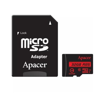 สินค้า Apacer MicroSDXC/SDHC UHS-I Class10 ReadSpeed upto 85 MB/s ขนาด 32GB