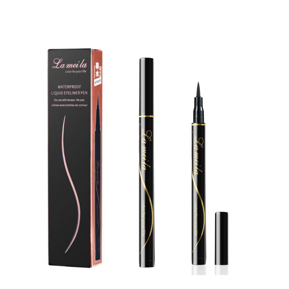 ภาพหน้าปกสินค้าLameila 786 ลาเมล่าอายไลเนอร์ กันน้ำ เส้นดำสนิท ติดทนนาน หัวเล็ก คมชัด แห้งเร็ว ไม่แพนด้า Waterproof Liquid Eyeliner Pen