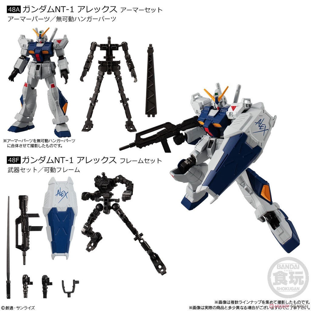 Bandai Mobile Suit Gundam G Frame FA 01 ( 1 เเบบ ได้ 2 กล่อง คือโครง ...