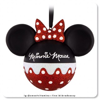 ▪️I Am Minnie Mouse Ball Ornament พร้อมลายเซ็นต์ : น่ารักมาก หายากมากกก (ของแท้นำเข้าจาก Disneyland Resort คะ)