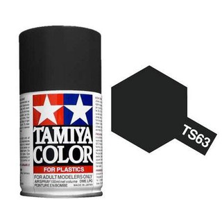 Tamiya Spray Color สีสเปร์ยทามิย่า TS-63 NATO BLACK 100ML