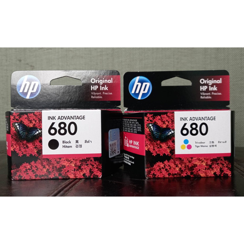 hp-680ดำ-680สี-f6v26aa-รวม2กล่องแท้ศูนย์ของใหม่คุณภาพ100-hp-deskjet-ink-advantage