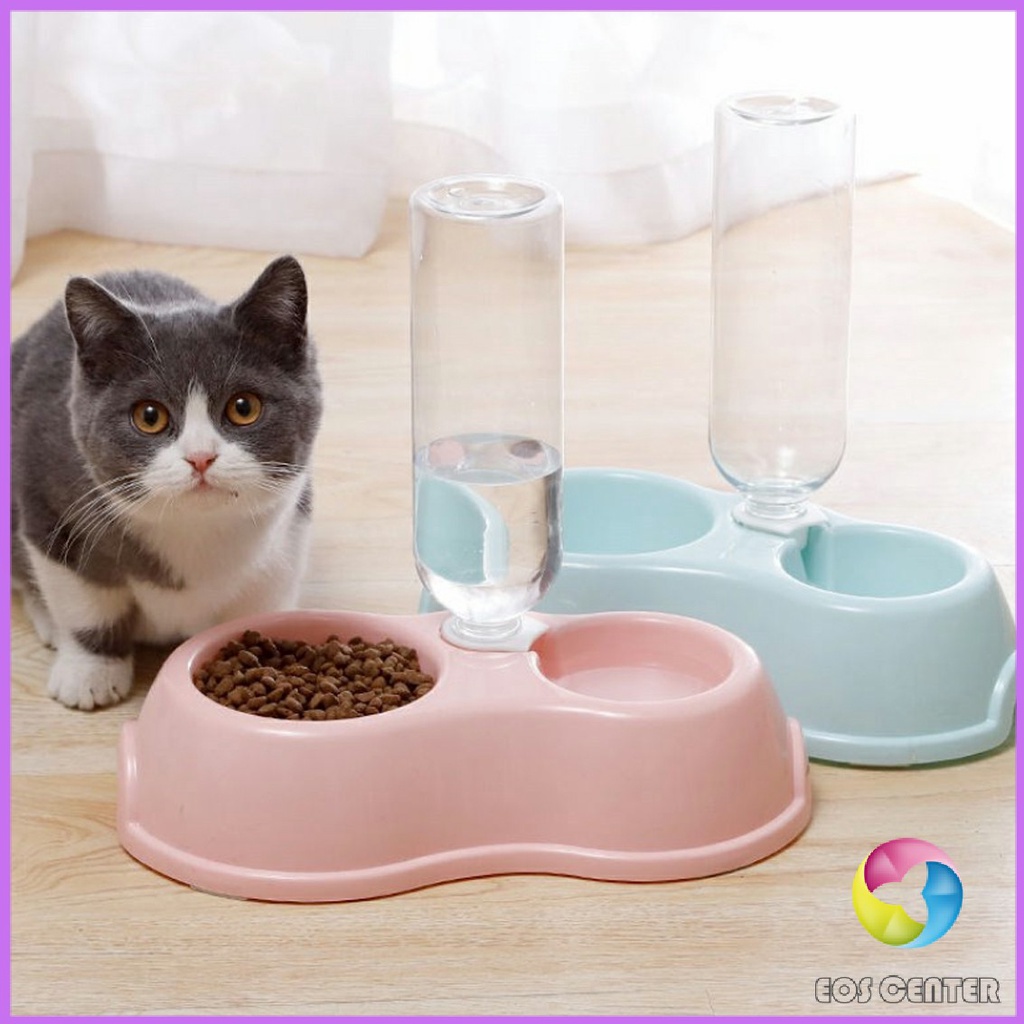 eos-center-ชามให้อาหาร-พร้อมน้ำสำหรับสุนัขและแมว-แบบ-2-หลุม-พร้อมขวดน้ำ-ชามพกพา-pet-feeding-bowl