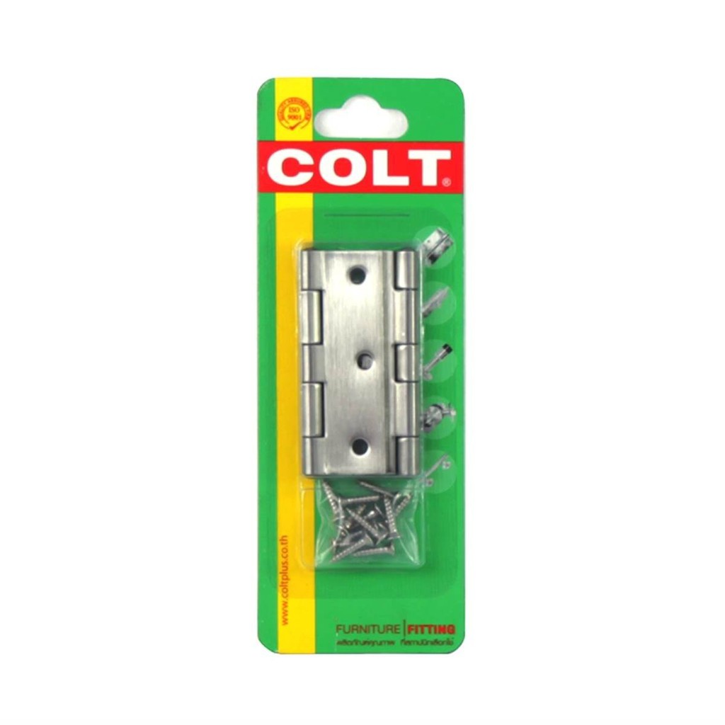 colt-บานพับสแตนเลส-3-นิ้ว-รุ่น-31ss-แพค-2-ผลิตจากสแตนเลสคุณภาพดี-มีความหนาและแข็งแรงเป็นพิเศษ-มีขนาดที่ได้มาตรฐาน-ใช้ไ