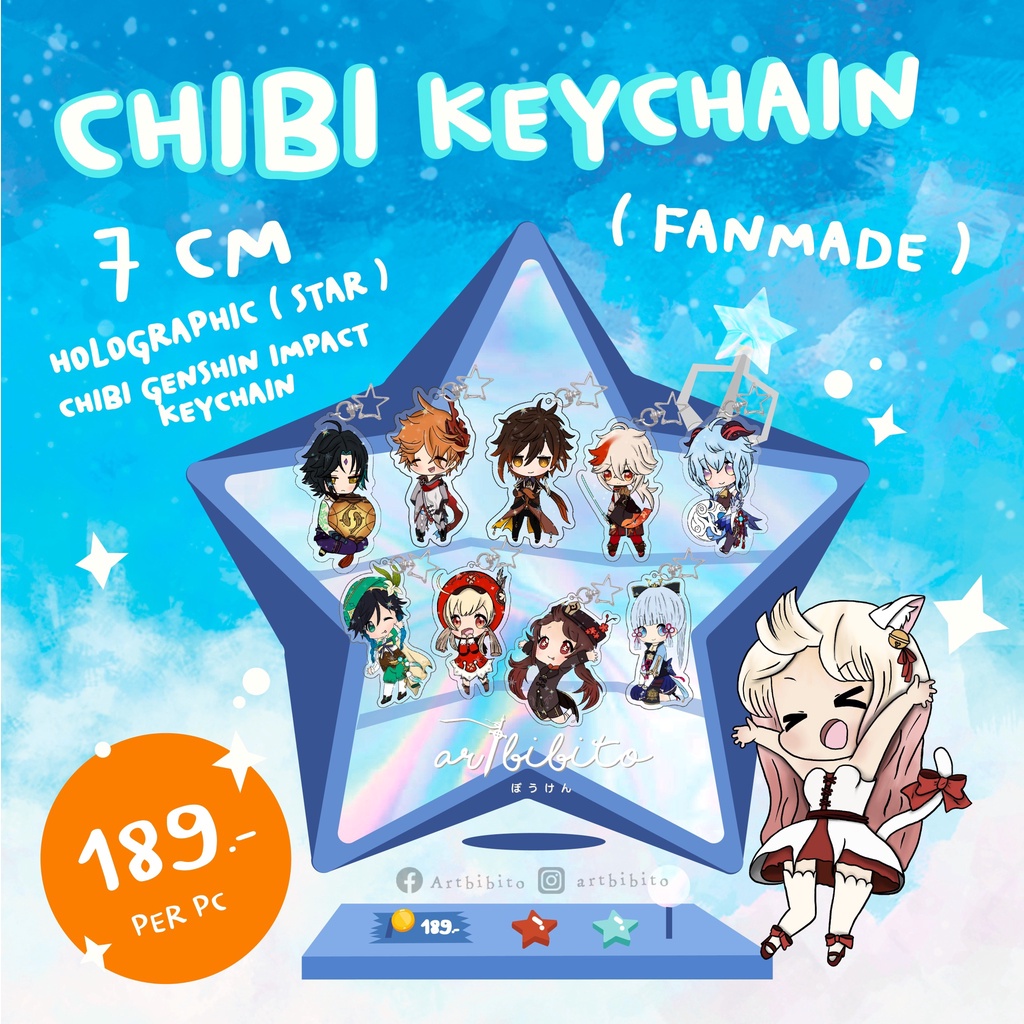 chibi-genshin-impact-venti-keychains-พวงกุญแจอะคริลิค-7-cm-พร้อมส่ง