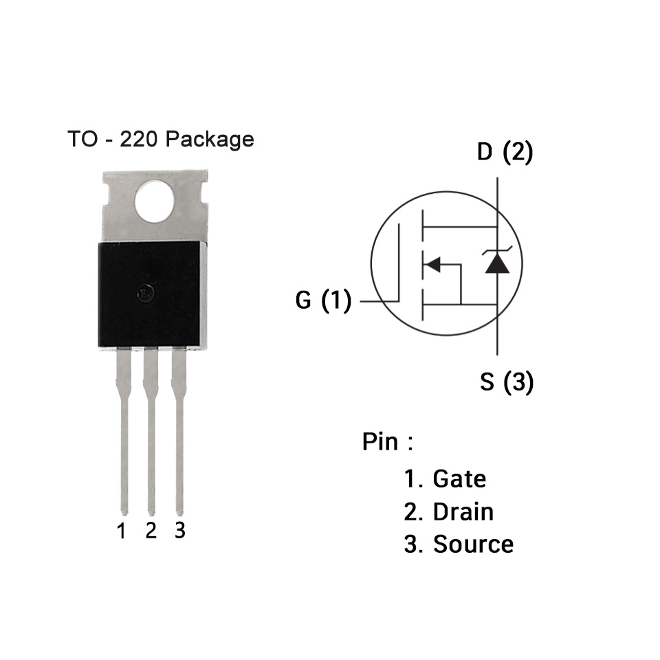 IRFZ44N MOSFET Pinout, Features, Equivalents Datasheet, 59% OFF