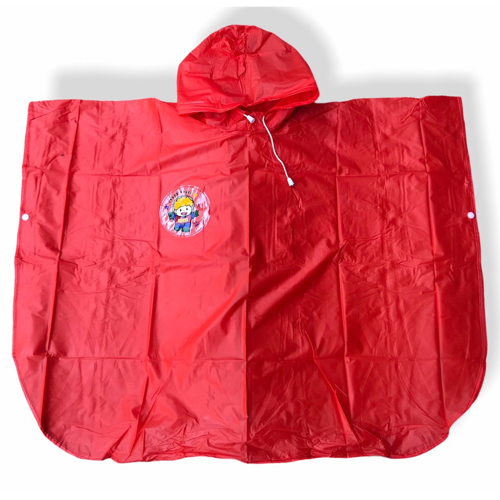 เสื้อกันฝนแบบค้างคาว-สีแดง-jk-00870