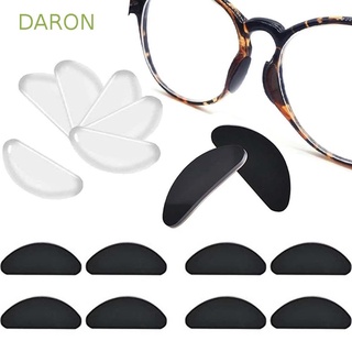 Daron แผ่นรองแว่นตา น้ําหนักเบา อุปกรณ์เสริมแว่นตา ใส กันลื่น สําหรับผู้หญิง ผู้ชาย แว่นตาจมูก