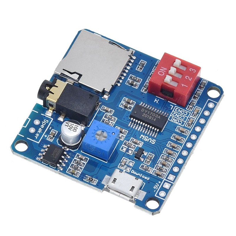 ภาพหน้าปกสินค้าโมดูลเล่นเสียงบอร์ดเครื่องเล่นเพลง MP3 5W เล่น MP3 Serial Control การ์ด SD / TF สำหรับ Arduino DY-SV5W สำหรับ Arduino 5W เครื่องขยายเสียงเล่นเสียงโมดูลเครื่องเล่นเพลง MP3 การ์ด SD / TF Integrated UART I / O Trigger Class D Mini DY-SV5W เครื่องเล่น MP3 โมด จากร้าน nathanguo.th บน Shopee