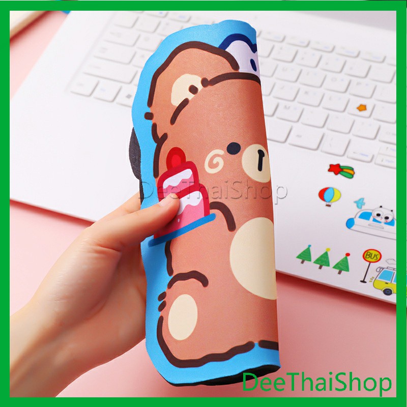 deethai-แผ่นรองเมาส์ลายการ์ตูน-น่ารัก-อุปกรณ์คอมพิวเตอร์-แผ่นรองเมาส์หมี-cartoon-mouse-pad