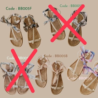 ภาพขนาดย่อของภาพหน้าปกสินค้ารองเท้าแตะแฟชั่น รองเท้าสาน BB005B,BB005G,BB005F,BB0051I,BB005H,BB005D,BB005C จากร้าน pangd12 บน Shopee