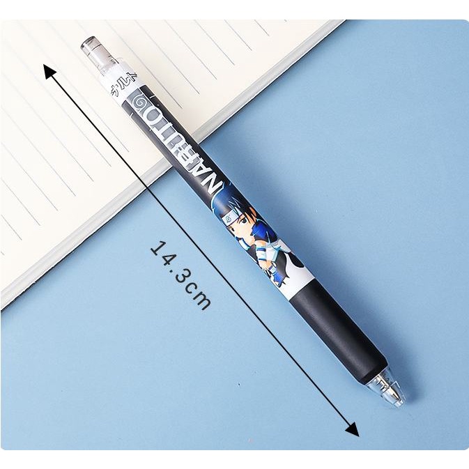 ปากกาเจล-สีดํา-ลายการ์ตูนนารูโตะ-สําหรับนักเรียน