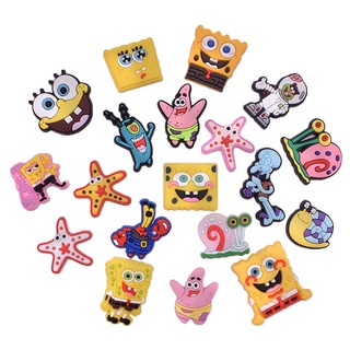 ภาพขนาดย่อของภาพหน้าปกสินค้าการ์ตูน Patrick Star SpongeBob jibitz สําหรับ crocks น่ารัก crocks jibitz Charm Pins อุปกรณ์ตกแต่งรองเท้าสําหรับเด็ก จากร้าน ccbaby.th บน Shopee ภาพที่ 2