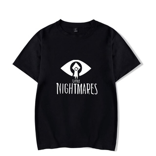 [S-5XL]เสื้อยืดแขนสั้น พิมพ์ลายอนิเมะสยองขวัญ Little Nightmares 2 3 มิติ แฟชั่นฤดูร้อน สไตล์ฮาราจูกุ สําหรับผู้ชาย 41103