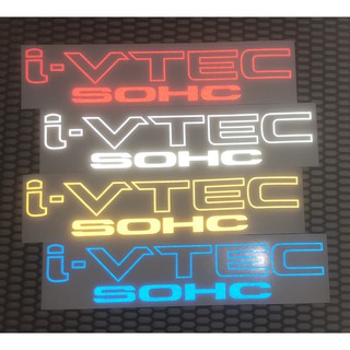 ภาพหน้าปกสินค้าสติกเกอร์ i-VTEC SOHC สะท้อนแสง 3M สติกเกอร์แต่งรถHonda สติกเกอร์3M **หากต้องการซื้อคู่ ให้กดซื้อ 2แผ่น ที่เกี่ยวข้อง