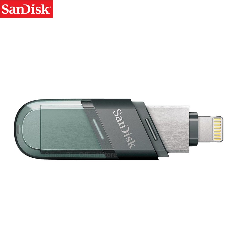 ภาพสินค้าSanDisk iXpand Flash Drive Flip 64GB for i Phone and i Pad OTG (SDIX90N-064G-GN6NN) แฟลตไดฟ์ โอนย้ายข้อมูล โทรศัพท์ จากร้าน thieye_officialstore บน Shopee ภาพที่ 2