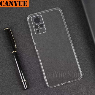 vivo V21e V21 Y72 (5G) V20 Pro SE V20SE V20Pro Transparent TPU Case Soft Clear Silicon Back Cover Protection Phone Casing for V 21 21e 20 20SE 20Pro