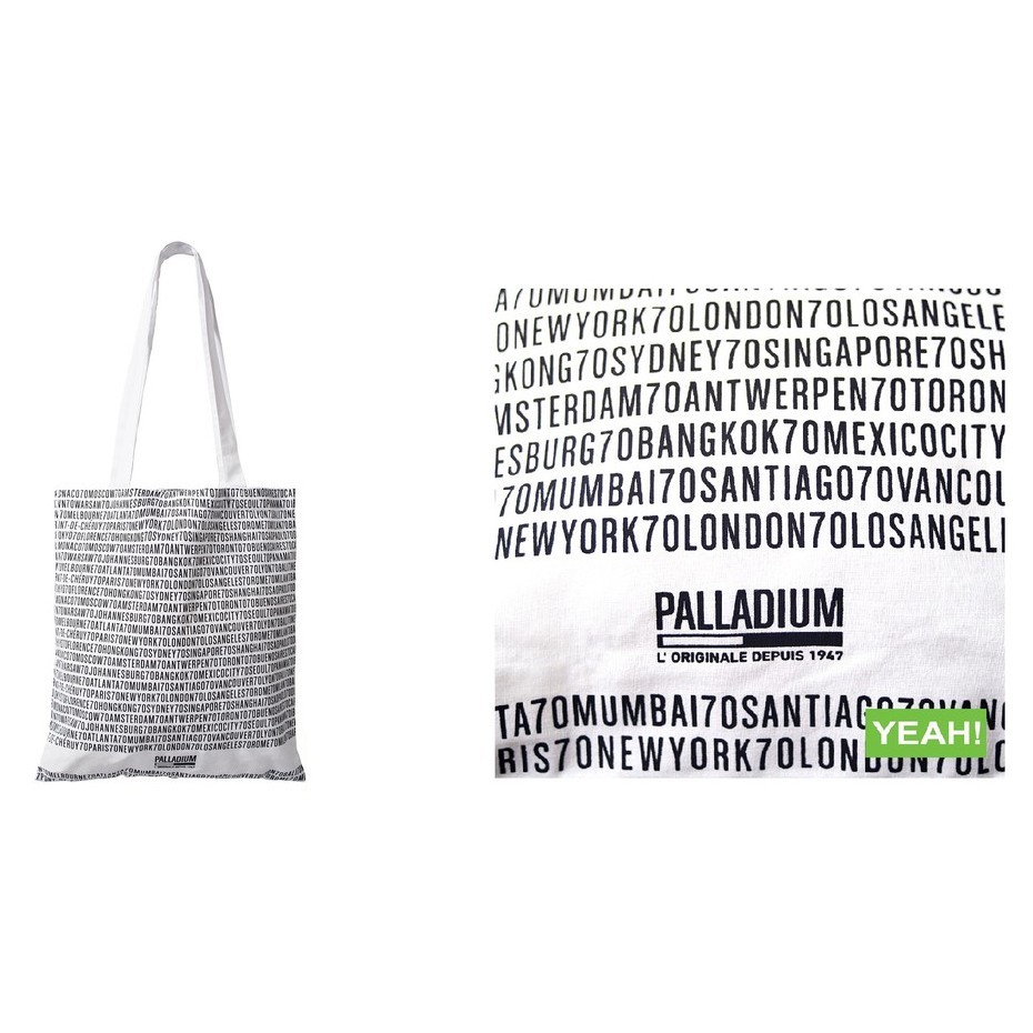 palladium-กระเป๋าผ้า-70th-anniversary-tote-bag-สี-black-white