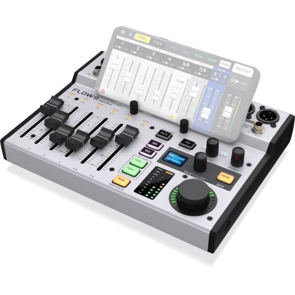 behringer-flow-8-ดิจิตอลมิกเซอร์-8-input-digital-mixer-with-bluetooth-audio-and-app-control-fx-usb-ของเข้าแล้วพร้อมส่ง