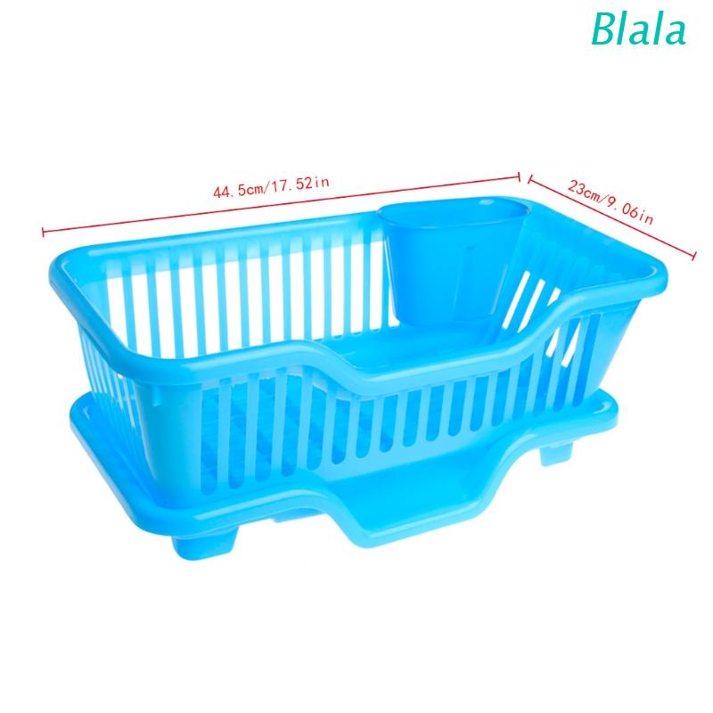 blala-pp-อ่างล้างจาน-ชั้นวางจาน-ที่ใส่ล้างจาน-ตะกร้าจัดระเบียบ-ถาด-44-5x23x18-ซม