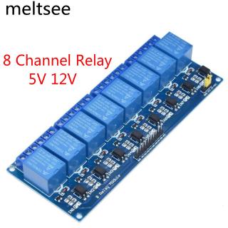 สินค้า 5 v 12 v 8 channel อุปกรณ์โมดูลรีเลย์พร้อมบอร์ดโมดูลเชื่อมต่อ 8 way relay pic avr mcu dsp 8 ช่องสัญญาณ