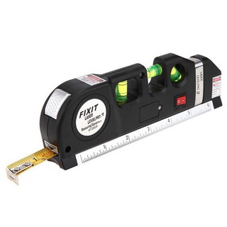 สินค้า ตลับเมตร Laser เลเซอร์ ตลับเมตร วัดระดับน้ำ อุปกรณ์วัดระดับน้ำด้วยแสงเลเซอร์ พร้อมตลับเมตร สำหรับวัดและปรับระดับ