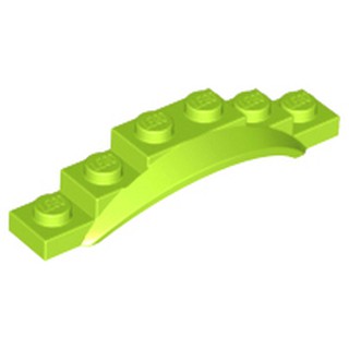 Lego part (ชิ้นส่วนเลโก้) No.62361 Vehicle Mudguard 1 1/2 x 6 x 1 with Arch